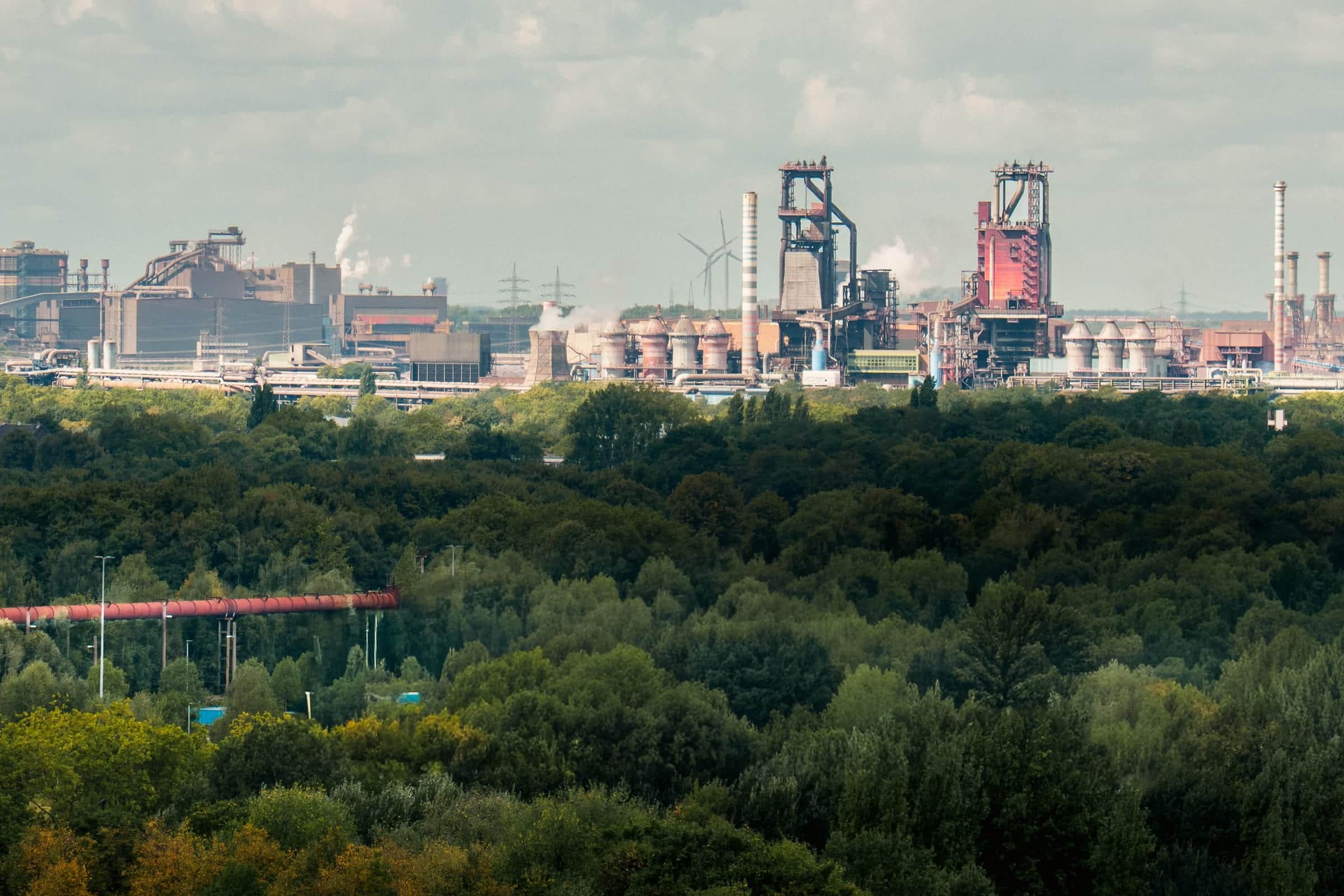 Stadtansicht von Duisburg